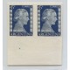 ARGENTINA 1952 GJ 1009 EVA PERON PAREJA DE ENSAYOS PRUEBA DE IMPRESIÓN EN COLOR DEFINITIVO SIN FILIGRANA Y PAPEL SATINADO